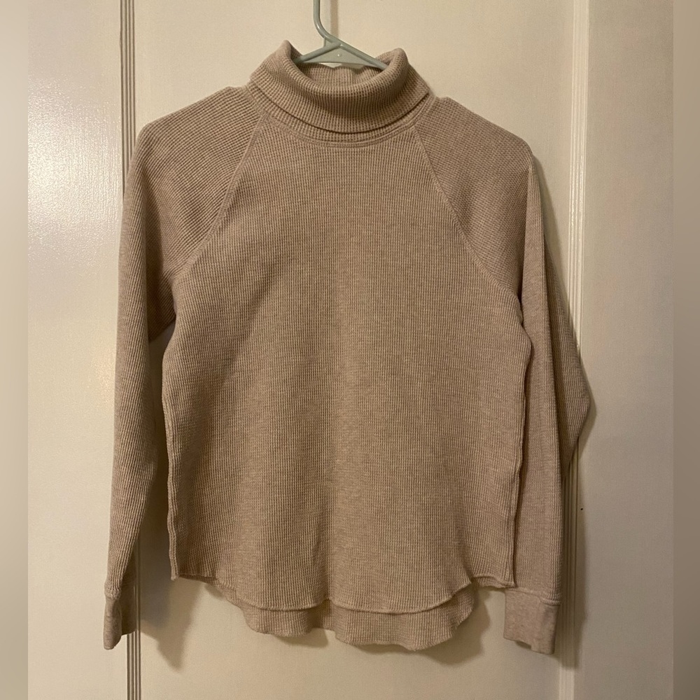 Everlane Turtleneck Waffle Tee